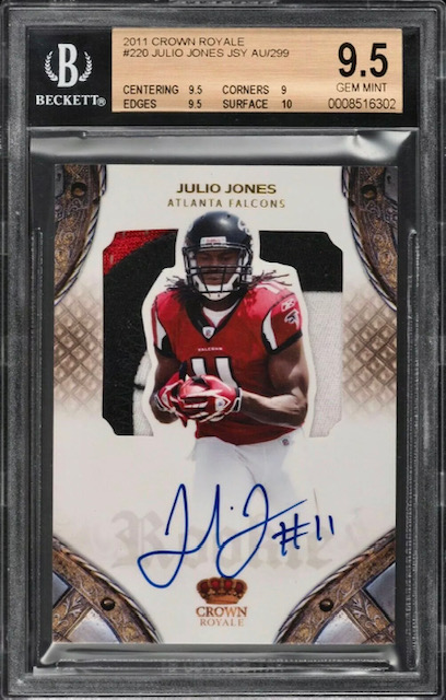 Photo of 2011 Julio Jones Crown Royale Rookie Card