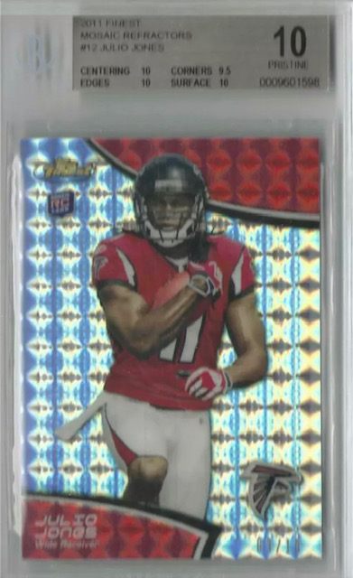 Photo of 2011 Julio Jones Finest Mosaic Rookie Card