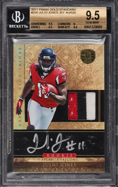 Photo of 2011 Julio Jones Gold Standard Rookie Card