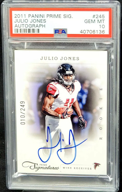 Photo of 2011 Julio Jones Prime Signatures Rookie Card