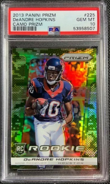 Photo of 2013 DeAndre Hopkins Panini Prizm Camo Rookie Card