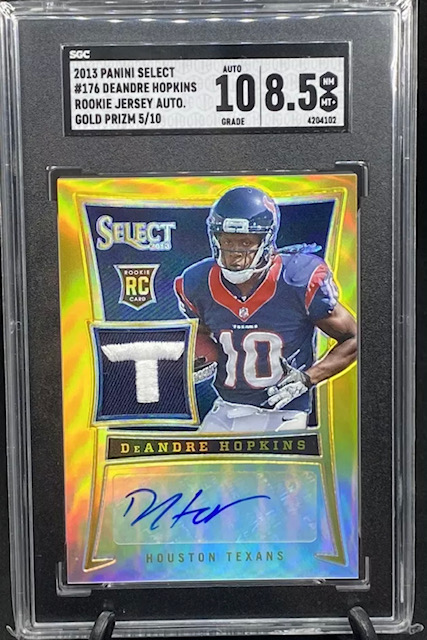 Photo of 2013 DeAndre Hopkins Select Gold RPA Rookie Card