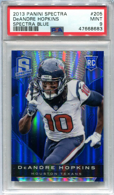 Photo of 2013 DeAndre Hopkins Spectra Blue Rookie Card