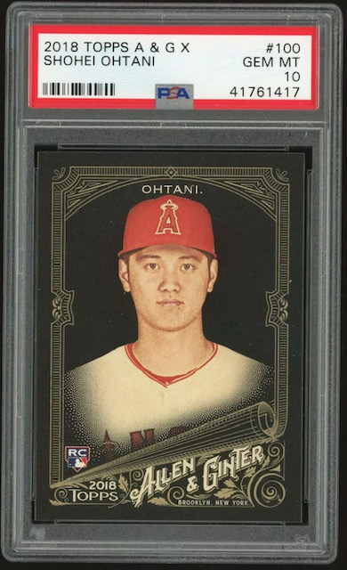 Photo of 2018 Allen and Ginter X Shohei Ohtani Rookie Card