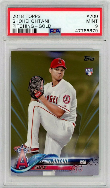 Photo of 2018 Shohei Ohtani Topps Pitching Variation Rookie Card