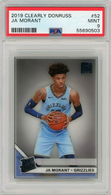 Photo of a Cheap 2019 Ja Morant Clearly Donruss Rookie Card