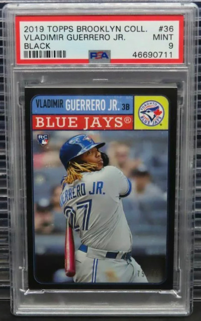Photo of 2019 Vladimir Guerrero Jr Topps Brooklyn Collection Rookie Card