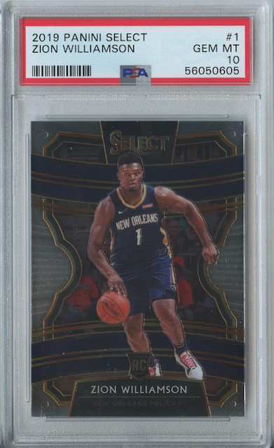 Photo of Cheap 2019 Zion Williamson Select Concourse Rookie Card