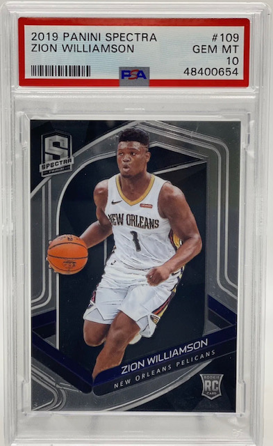 Photo of Cheap 2019 Zion Williamson Spectra Base Rookie Card