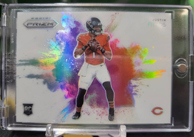 Photo of 2021 Justin Fields Color Blast Rookie Card