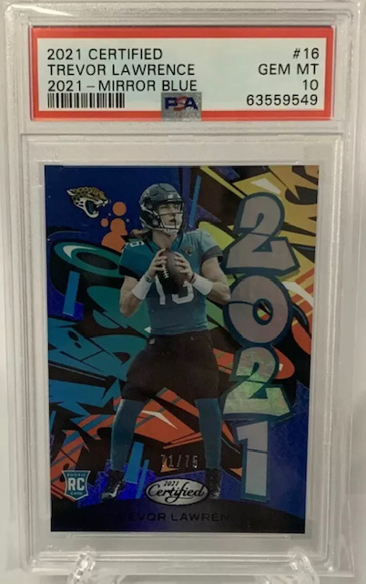 Photo of 2021 Trevor Lawrence Certified Graffiti Rookie Card