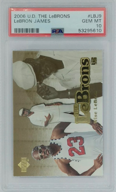 Photo of a 2006 Lebron James Upper Deck The LeBrons Card
