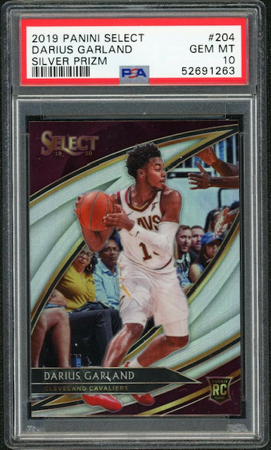 Photo of a 2019-20 Darius Garland Select Courtside SIlver Rookie Card