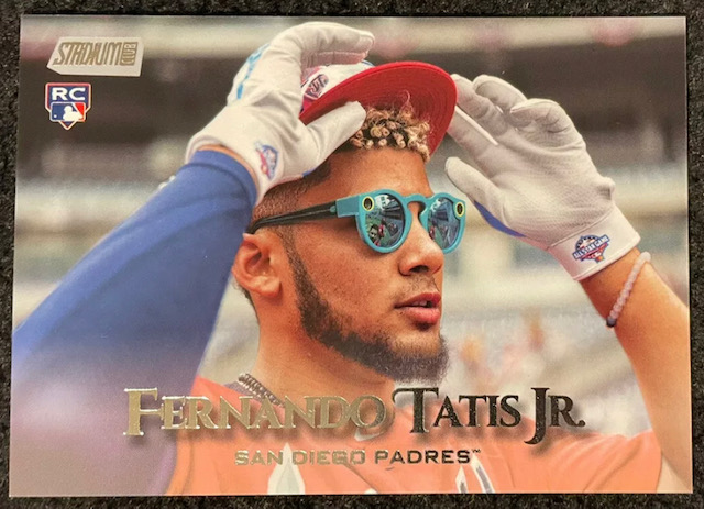 Photo of 2019 Fernando Tatis Jr Stadium Club Sunglasses Rookie Card