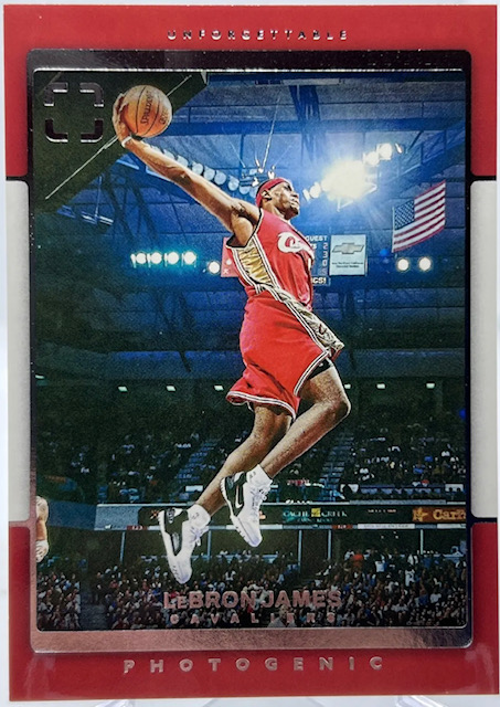 Photo of a 2021 Lebron James Photogenic Unforgettable Card